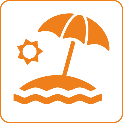 Галечный пляж - 150 метров